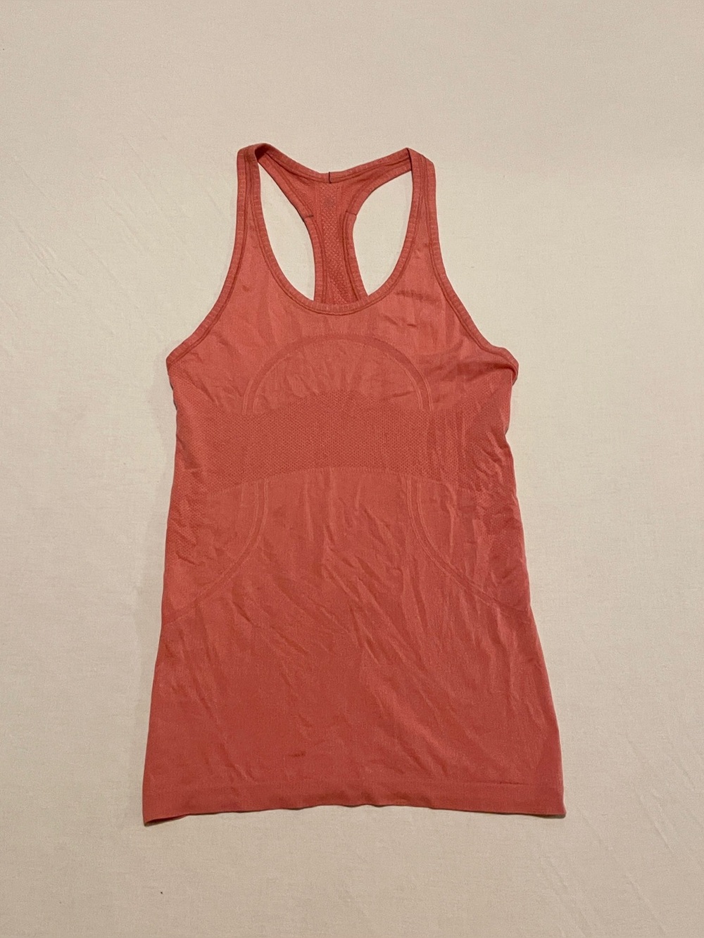 Lululemon Swiftly Tech Racerback Tank Heathered Grapefruit Size 6⁠